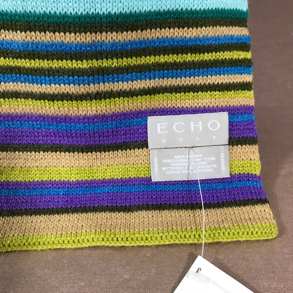 Women’s ECO scarf multi color Standard size - Picture 3 of 3